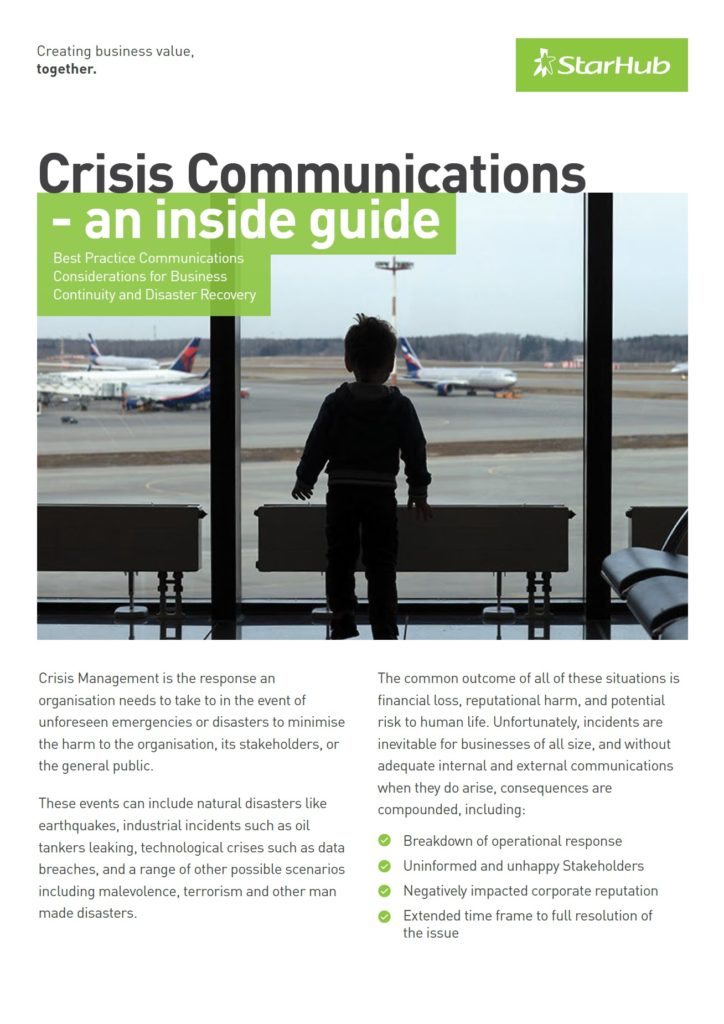 Crisis Communications - an inside guide
